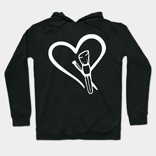 Love Makeup Hoodie by the kratingdaeng